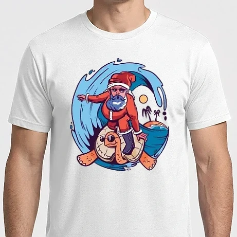 Férfi Imperial póló - Santa Surf