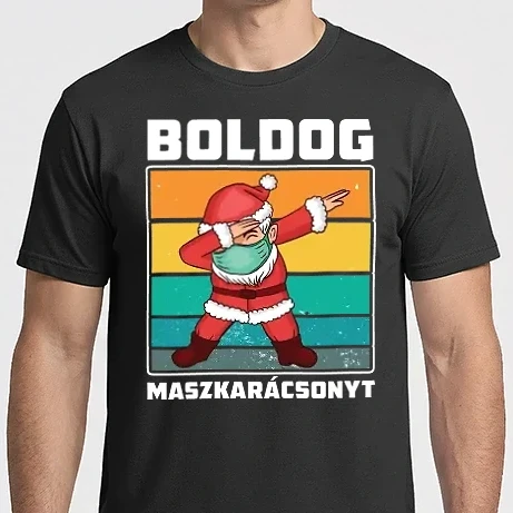 Férfi Imperial póló - Boldog Macskarácsonyt