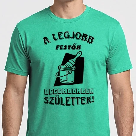 Férfi Imperial póló - Festő szülinapja december