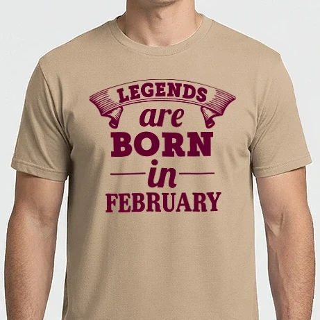 Férfi Imperial póló - Legends are born in February