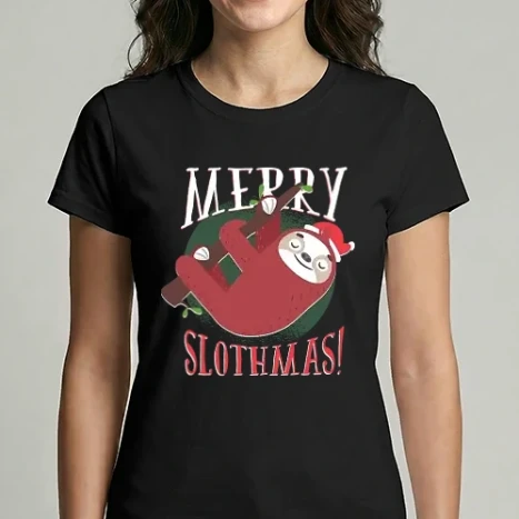 Női Imperial póló - Merry Slothmas