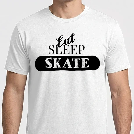 Férfi Imperial póló - eat sleep skate