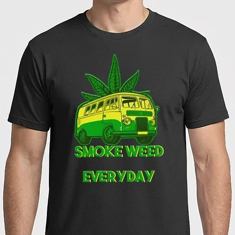 Férfi Imperial póló - Smoke weed everyday