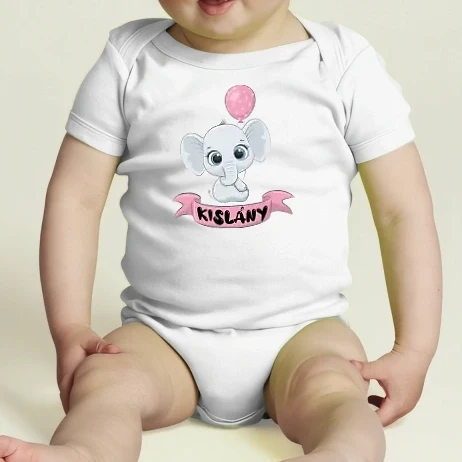 Baba body - Kislány elefánt baby