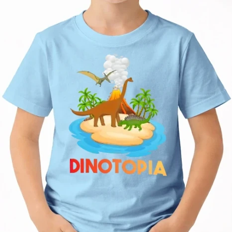 Uniszex gyerek Póló - Dinotopia gyerek minta