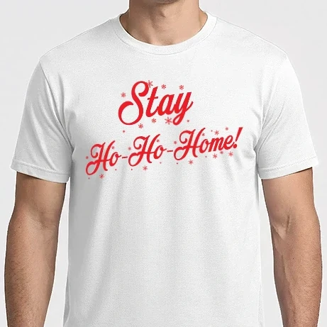 Férfi Imperial póló - Stay Ho-Ho-Home!