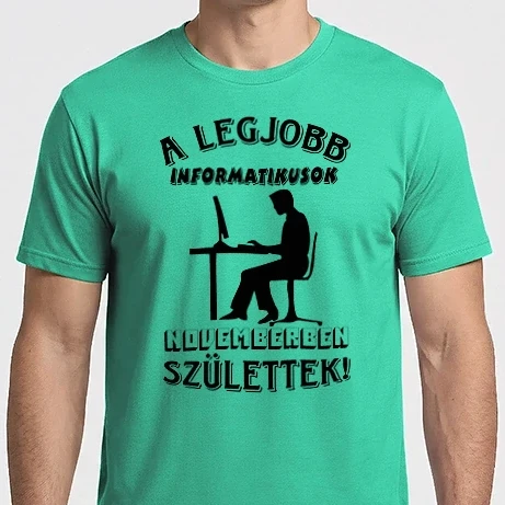 Férfi Imperial póló - Informatikus férfi szülinapja november