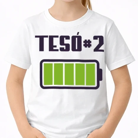 Uniszex gyerek Póló - Tesó#2