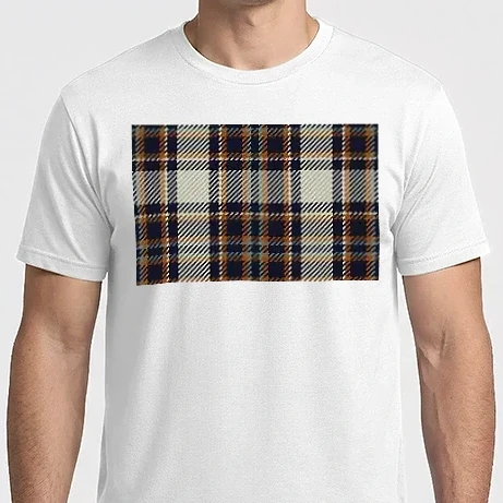 Férfi Imperial póló - Pléd minta