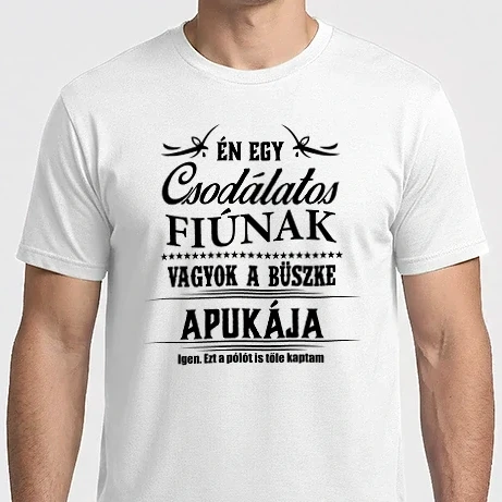 Férfi Imperial póló - Csodalatos fiú apukája