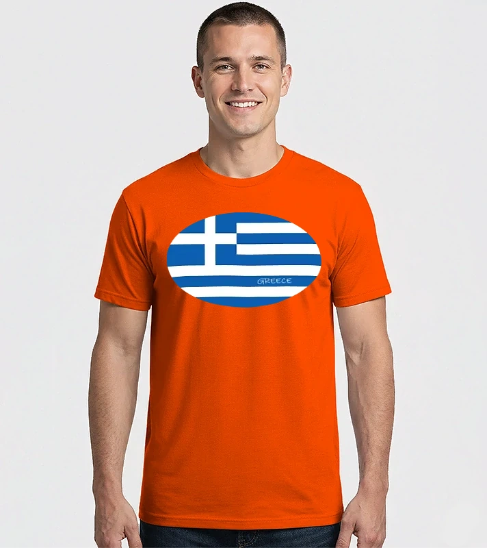 Görög zászló ˝Greece˝ felirattal – Férfi Imperial póló