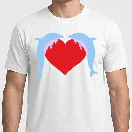 Férfi Imperial póló - Delfinszív