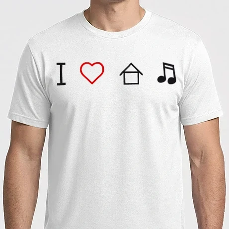 Férfi Imperial póló - I love house music