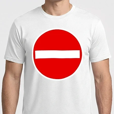 Férfi Imperial póló - Behajtani tilos