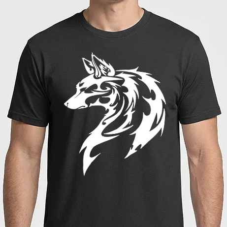 Férfi Imperial póló - dog_tribal_by_firregani-d2nqip1