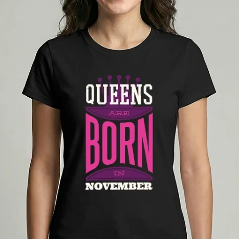 Női Imperial póló - Queens are born in November