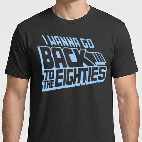 Férfi Imperial póló - back to the 80