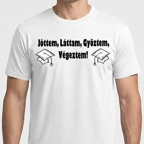 Férfi Imperial póló - Jöttem,láttam,győztem,végeztem!
