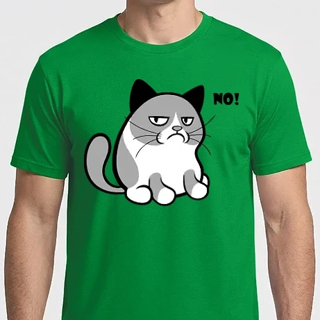 Férfi Imperial póló - grumpy_cat_no