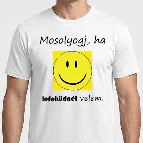 Férfi Imperial póló - Mosolyogj!