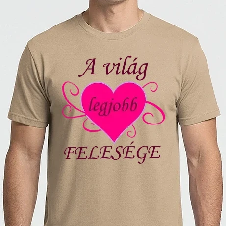 Férfi Imperial póló - A világ legjobb felesége