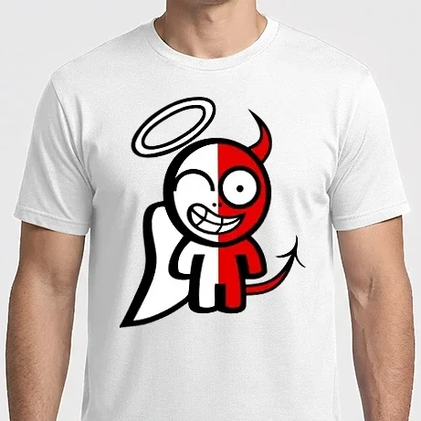 Férfi Imperial póló - Angyal vagy ördög