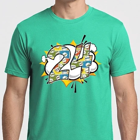 Férfi Imperial póló - Comic Number 24