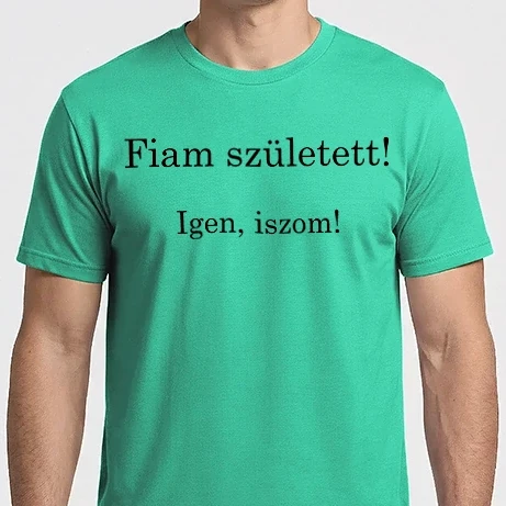 Férfi Imperial póló - Fiam született