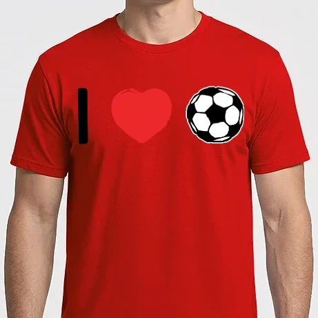 Férfi Imperial póló - i heart football