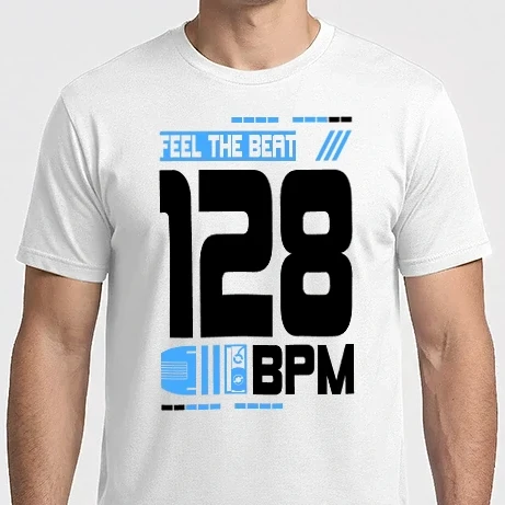 Férfi Imperial póló - Feel The Beat - 128 BPM