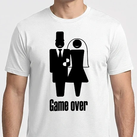 Férfi Imperial póló - Game over 013
