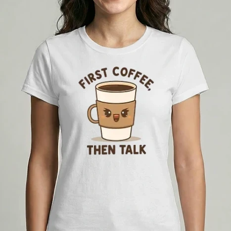 Női Imperial póló - Kávé az első
