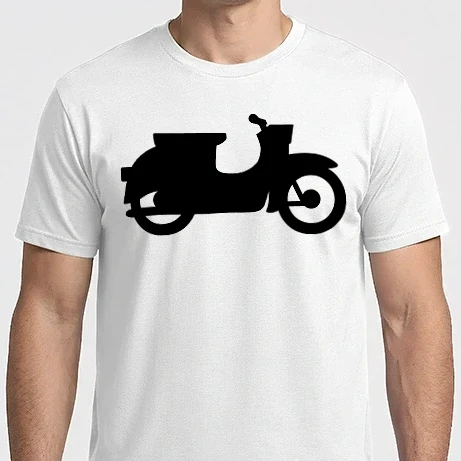 Férfi Imperial póló - Simson Schwalbe Sziluett (egyszerű)