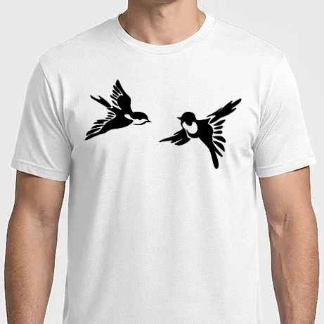 Férfi Imperial póló - bird-swallow
