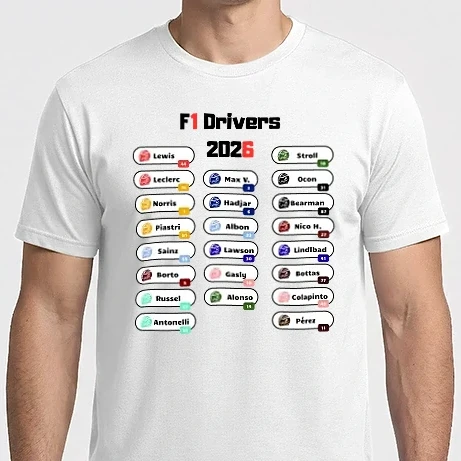 Férfi Imperial póló - F1 2026 Versenyzők