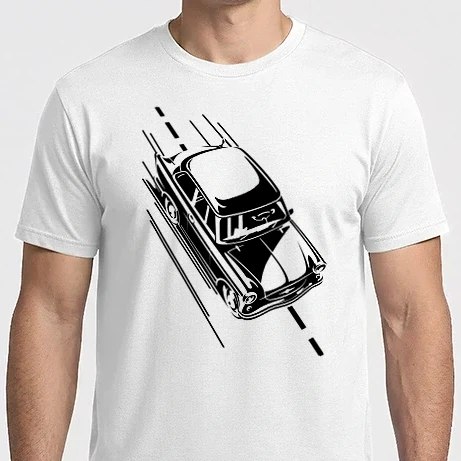 Férfi Imperial póló - Trabant 600 Autó úton