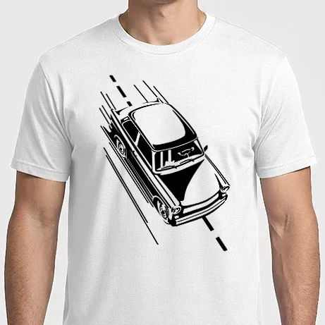 Férfi Imperial póló - Trabant 601 Autó úton