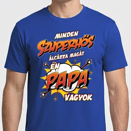 Férfi Imperial póló - szuperhős álca PAPA
