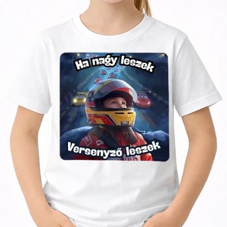 Uniszex gyerek Póló - Versenyző