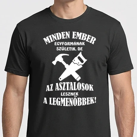 Férfi Imperial póló - Asztalos fehér