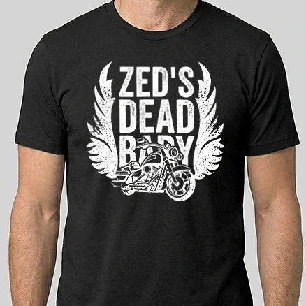 Férfi Alap póló - Zed's Dead Baby (Színezhetö)
