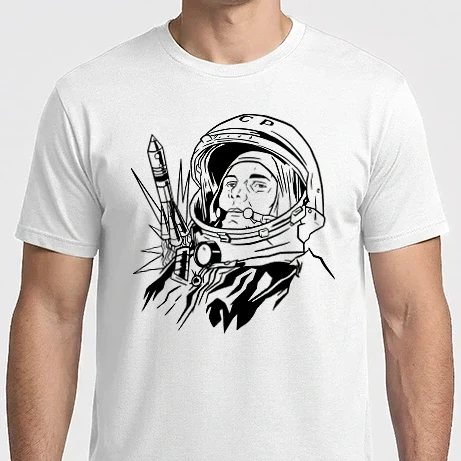 Férfi Imperial póló - Gagarin Űrhajós