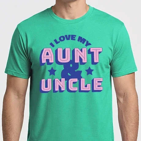 Férfi Imperial póló - I Love My Aunt & Uncle