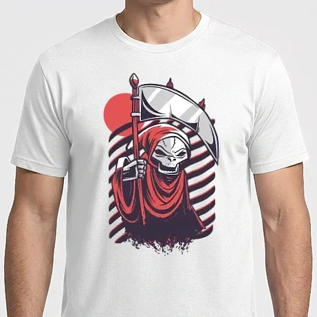 Férfi Imperial póló - Kaszás - Grim Reaper