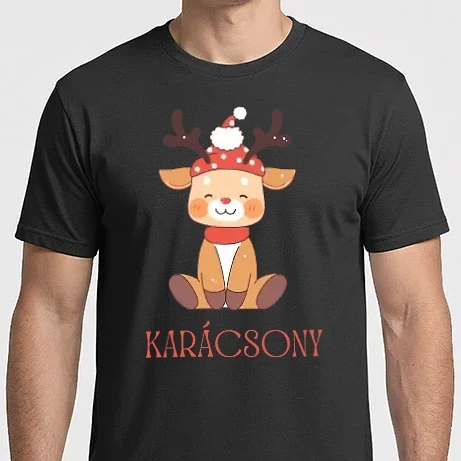 Férfi Imperial póló - Szarvasos karácsony 