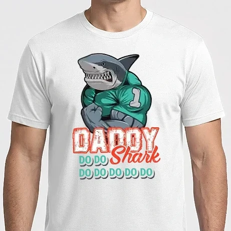 Férfi Imperial póló - Daddy Shark do do do do