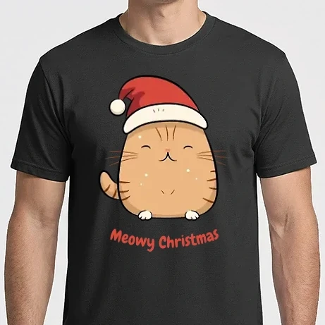 Férfi Imperial póló - Meowy Christmas