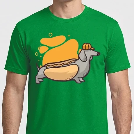 Férfi Imperial póló - Hot Dog Tacskó