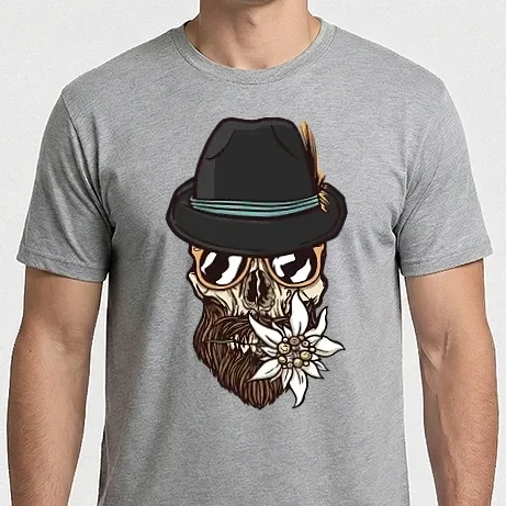 Férfi Imperial póló - Hipster Koponya
