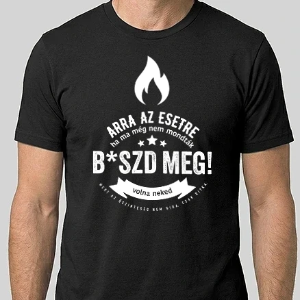 Férfi Alap póló - Arra az esetre (színezhetö)